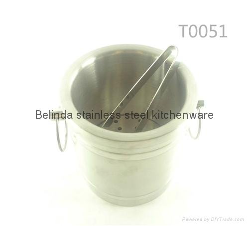 Stainless Steel Chaoan Caitang Ice Bucket for Shop for pub use 4