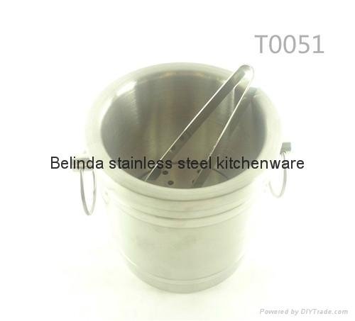 Stainless Steel Chaoan Caitang Ice Bucket for Shop for pub use 5