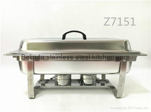 9liter Economic Stainless Steel Chafing Dish with Double Food Pans 2