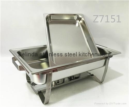 9liter Economic Stainless Steel Chafing Dish with Double Food Pans