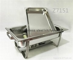 9liter Economic Stainless Steel Chafing Dish with Double Food Pans