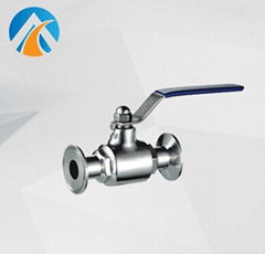 Sanitary stainless steel ball valve