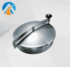 Sanitary stainless steel manhole cover