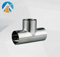 Sanitary stainless steel tee 1