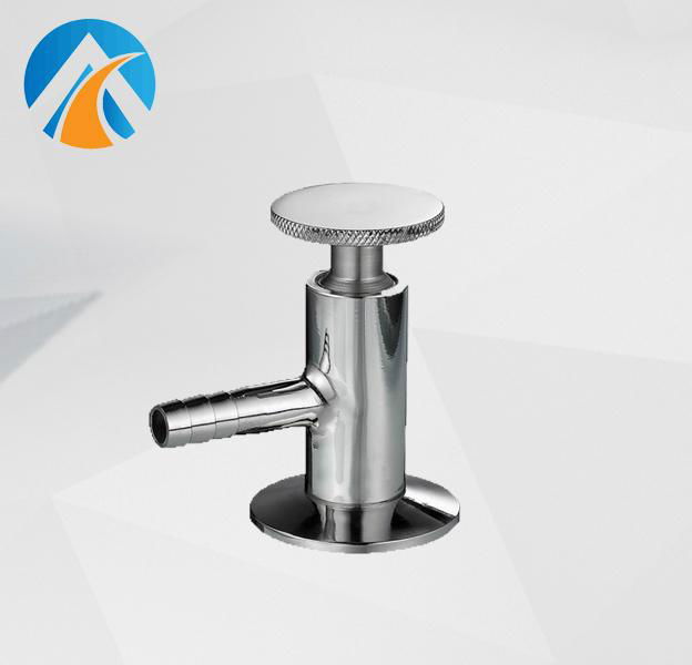 Sanitary stainless steel sampling valve