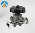 Sanitary stainless steel diaphragm valve