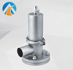 Sanitary stainless steel tank bottom valve