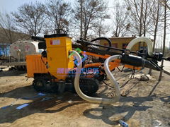 Down the hole drill equipped with dust remover, drilling car dust remover