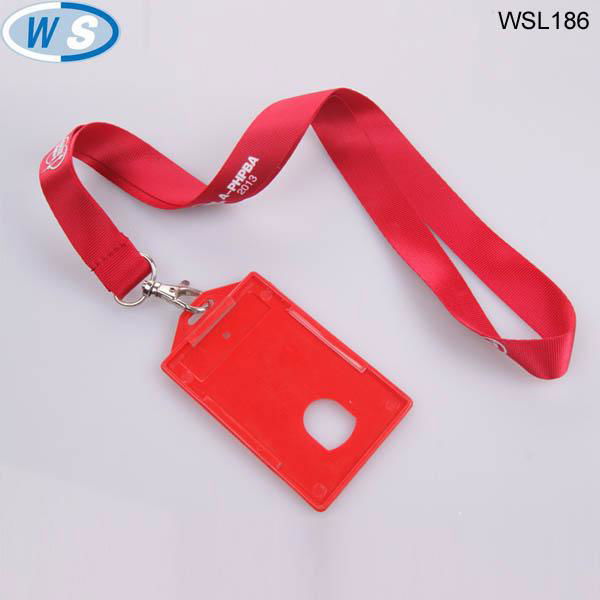 Promotional   custom professional companylanyard for exhibition lanyard