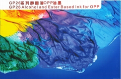 Alcohol and Ester Based Ink for OPP