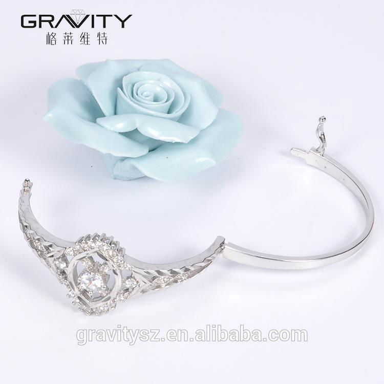 Korean fashion jewelry 925 sterling silver bangle and bracelet 2