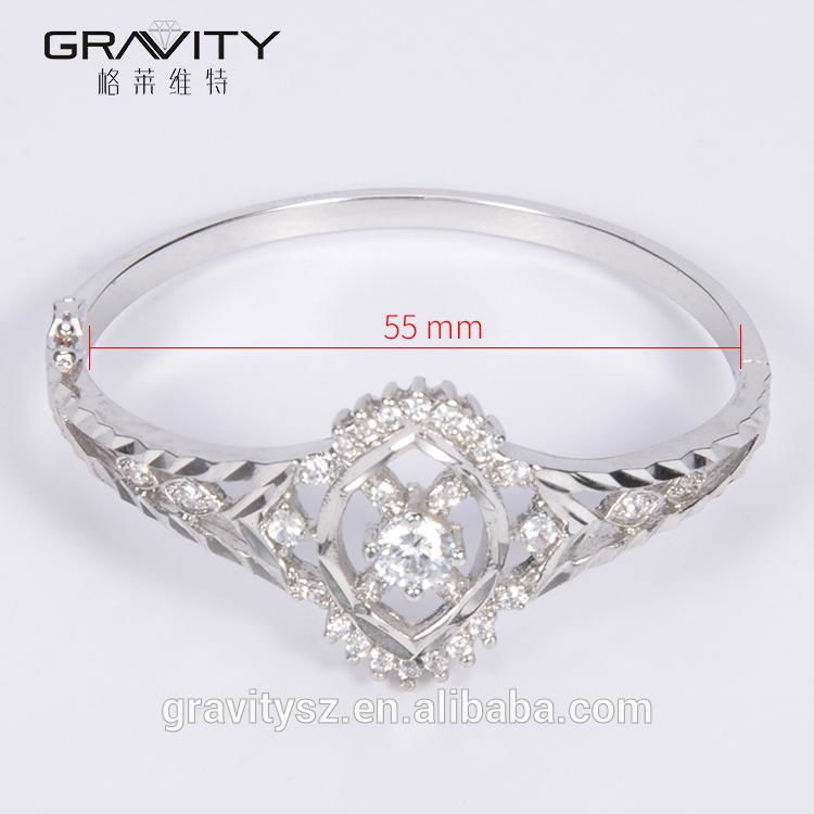 Korean fashion jewelry 925 sterling silver bangle and bracelet 3