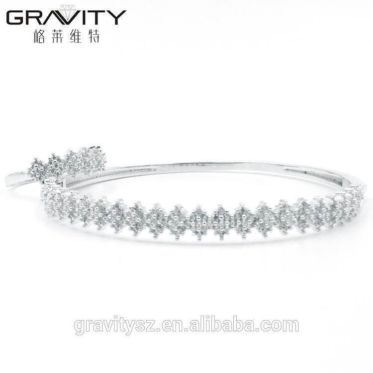 Stylish jewelry latest bangle designs in silver 2