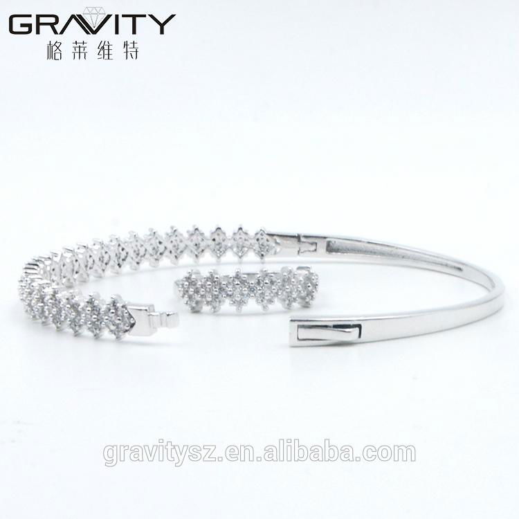 Stylish jewelry latest bangle designs in silver 4