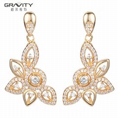 Best Selling Products Light Weight Earrings Designs In Gold