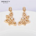 Best Selling Products Light Weight Earrings Designs In Gold 4
