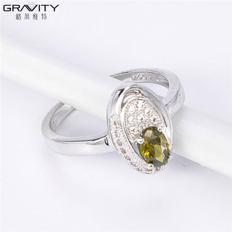 Latest designs superior quality classic amber silver finger ring 2