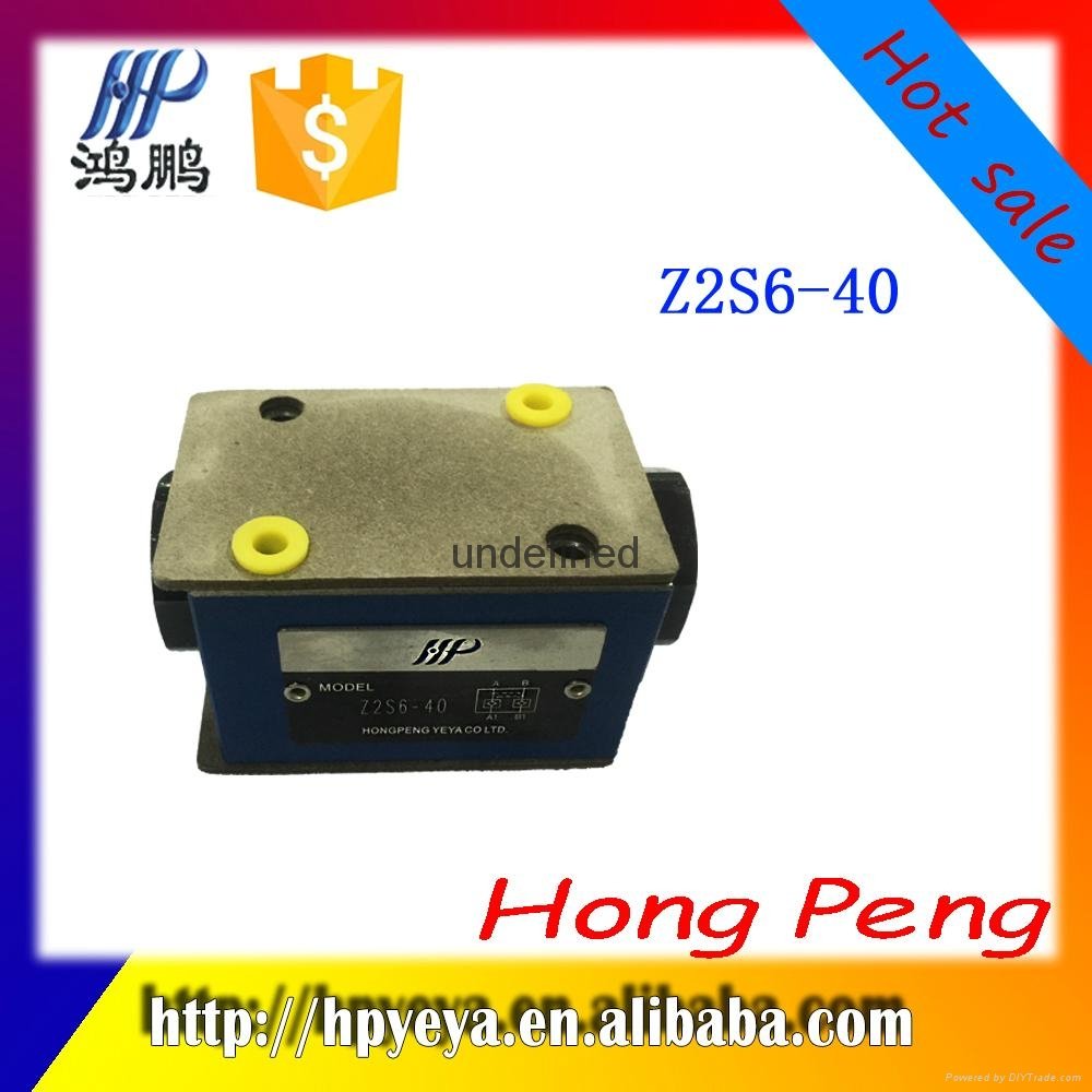 Z2S10-1-20B hydraulic system pressure valve, two-way hydraulic solenoid valve
