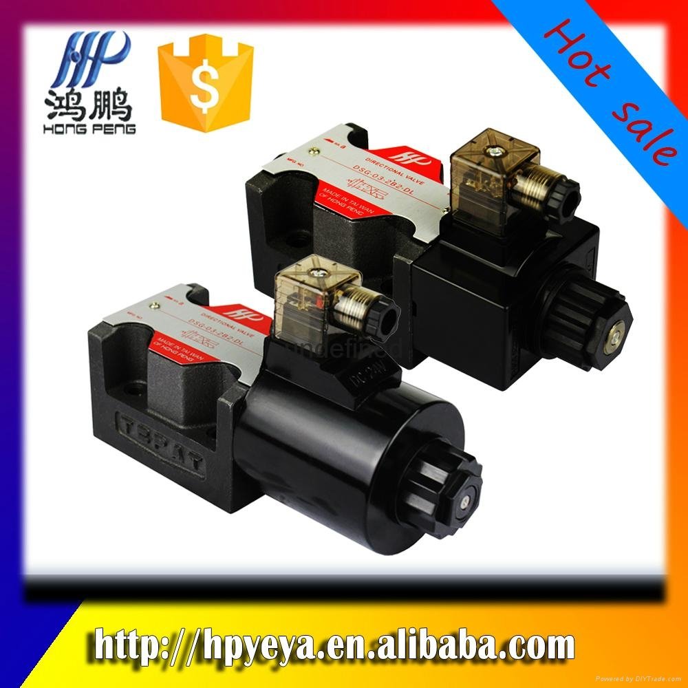 China type electromagnetic valve DSG-02 / 03-2C3 24V plate solenoid valve 2
