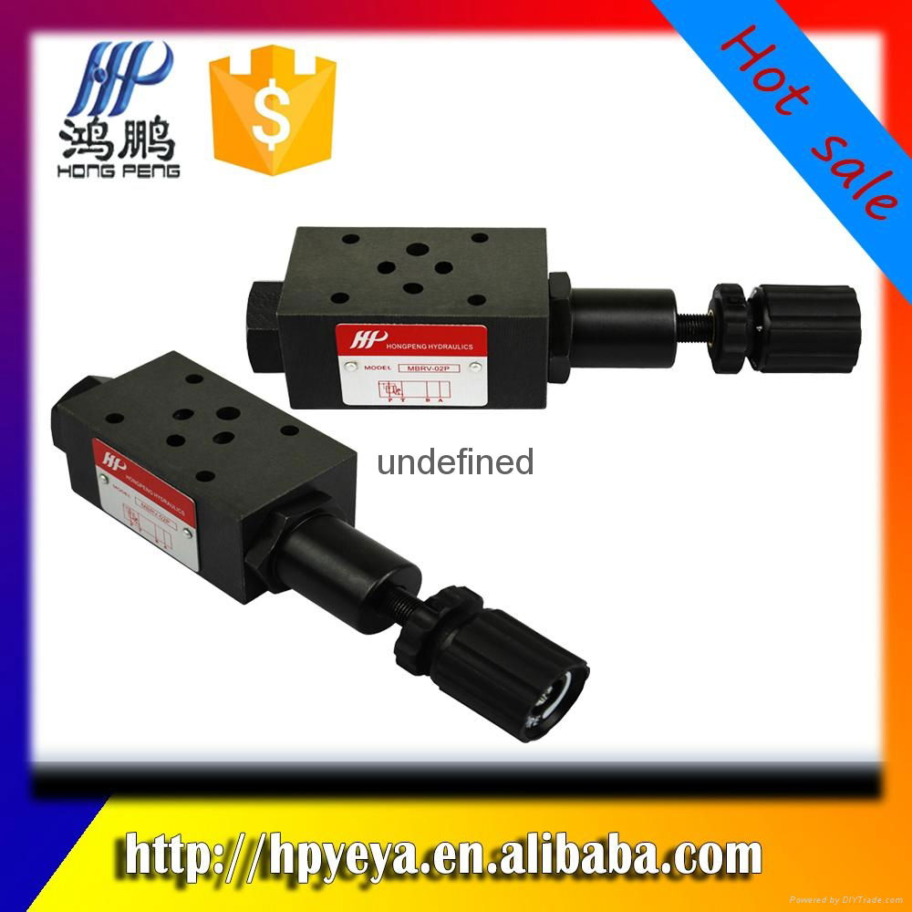 MBRV-02P / A / B hydraulic pressure reducing valve, hydraulic system valve 2