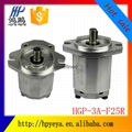 Efficient hydraulic gear pump HGP-3A type, customized Foshan hydraulic pump 3