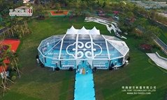 Hot Sale Mixed Transparent Clear Roof Tent for Outdoor Wedding Event