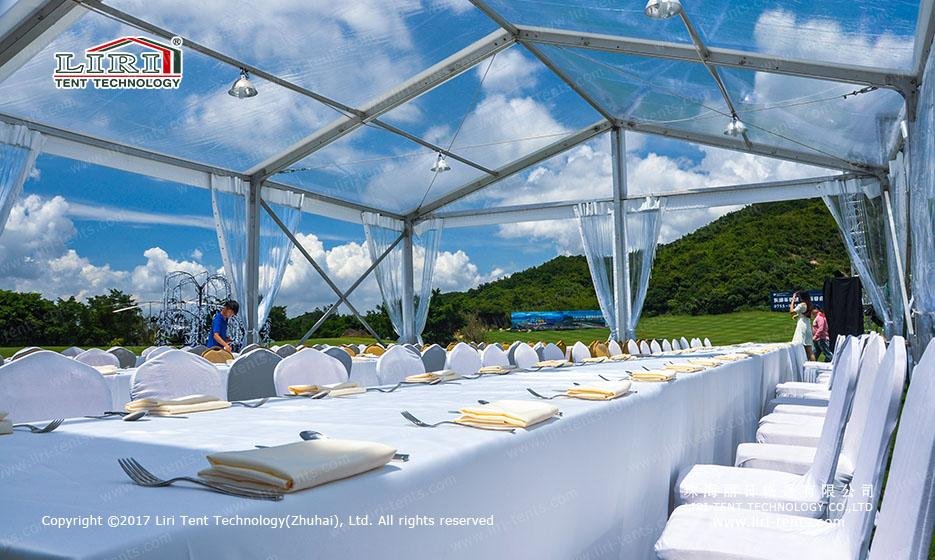 Hot Sale Mixed Transparent Clear Roof Tent for Outdoor Wedding Event 5