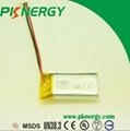 Rechargeable Batteries 401230 110mAh 3.7V lithium polymer battery for bluetooth  1