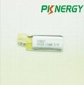 Rechargeable Batteries 401230 110mAh 3.7V lithium polymer battery for bluetooth  2