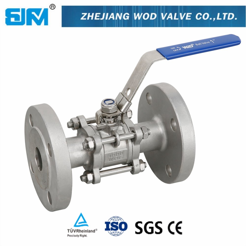 Flanged stainless steel ball valve 4