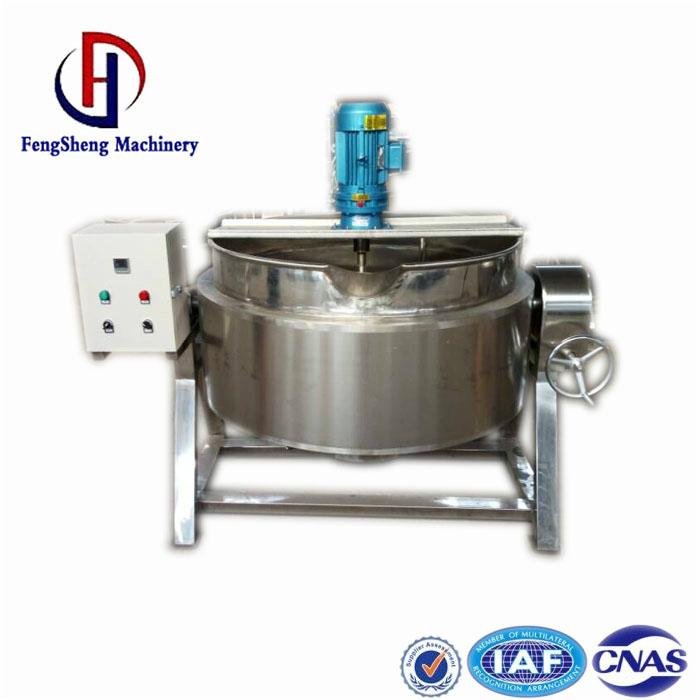 100 liter steam jacketed cooking kettle 2
