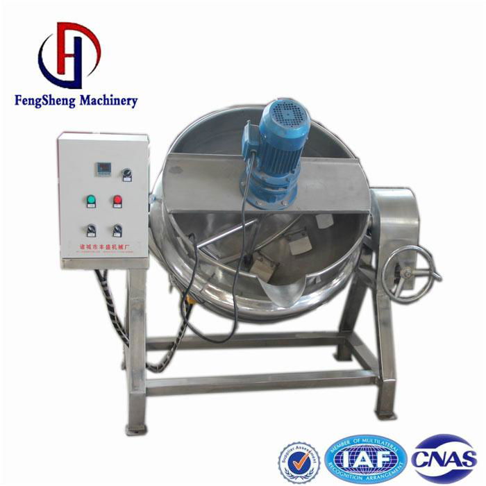 100 liter steam jacketed cooking kettle 5