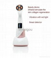 Photon ultrasonic beauty machine with breast detector function