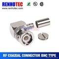 R/A  BNC plug connector