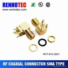 RF coaxial SMA male/female connector  