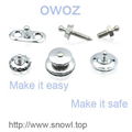 Brass canopy fasteners machine fastener OWOZ 2