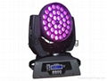 36x18w RGBWA+UV 6in1 LED Moving Head Light Zoom Wash Fixture 2