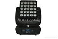 25pcs ×12W  Cree RGBW 4in1 full-color super bright LED Moving Head Matrix Wash 1