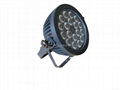 18x18w RGBWA+UV 6in1 slim flat waterproof led par cans fixture outdoor use IP65 1