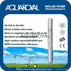 DC Solar Pumps|Permanent Magnet|DC brushless|Solar well pumps - 4SP5/4