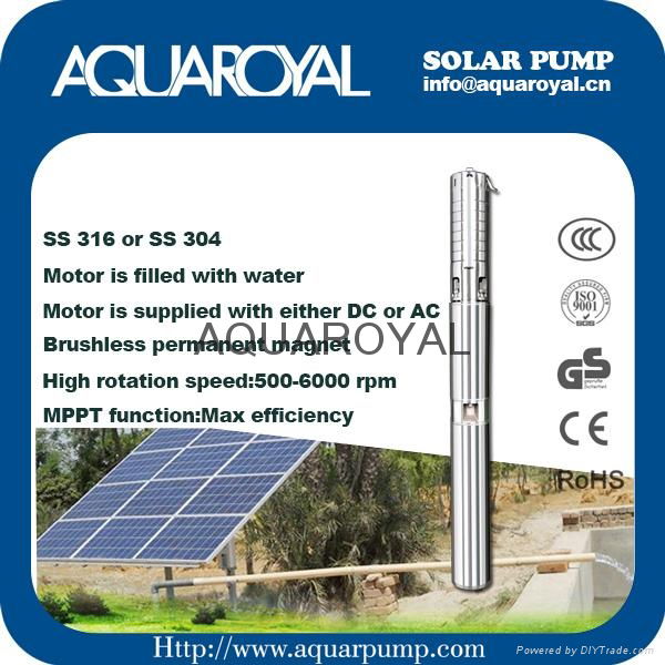 DC Solar Pumps|Permanent Magnet|DC brushless|Solar well pumps - 4SP5/8