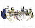 Adhesive label rolls