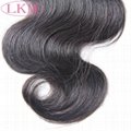body wave closure middle part or free part lace closure 4