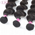 peruvian human hair wholesale loose wave hair weft 2