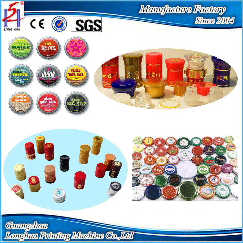Automatic Hot Foil Stamping Machine for Round Jar Bottle Cap 5