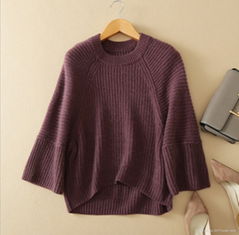 Lady's new fashion knitting pullover pure cashmere casual style thick sweater