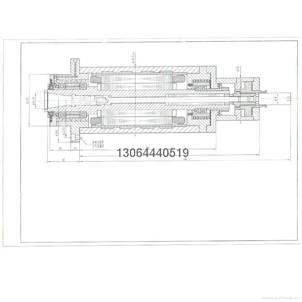 Electric spindle for machine center  5