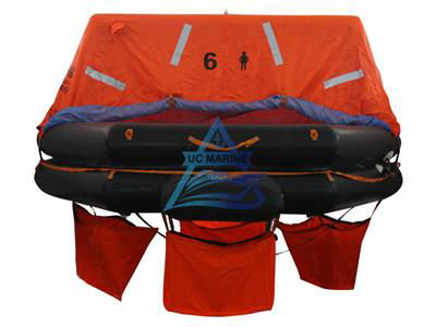 Commercial Throw Over Board Inflatable Life Raft