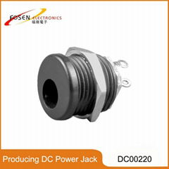 electrical plug panel round dc audio power jacks female connectors