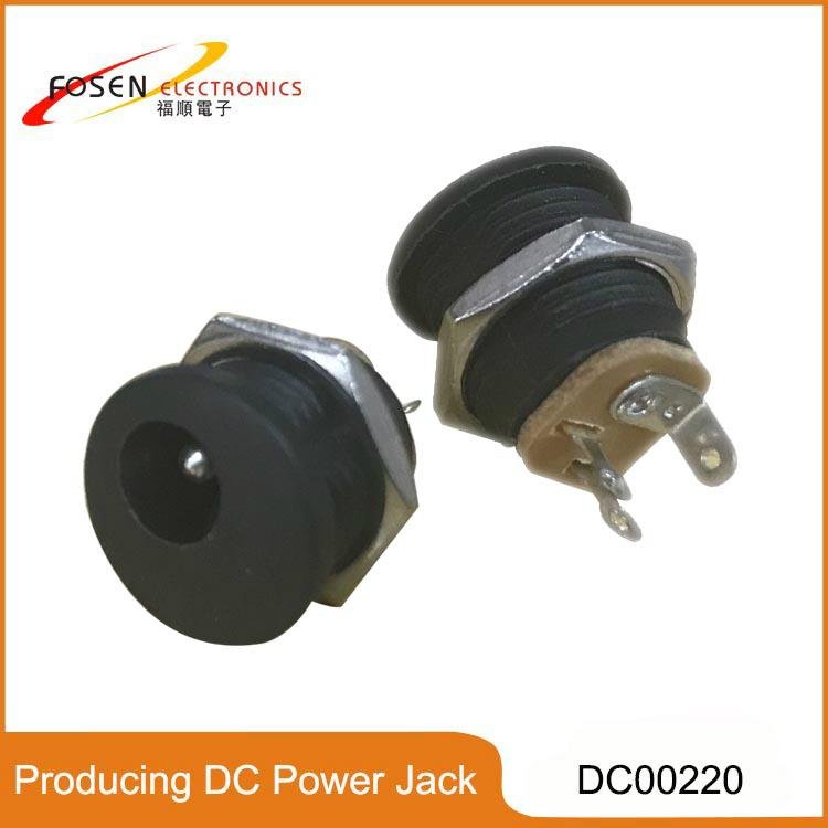 electrical plug panel round dc audio power jacks female connectors 2